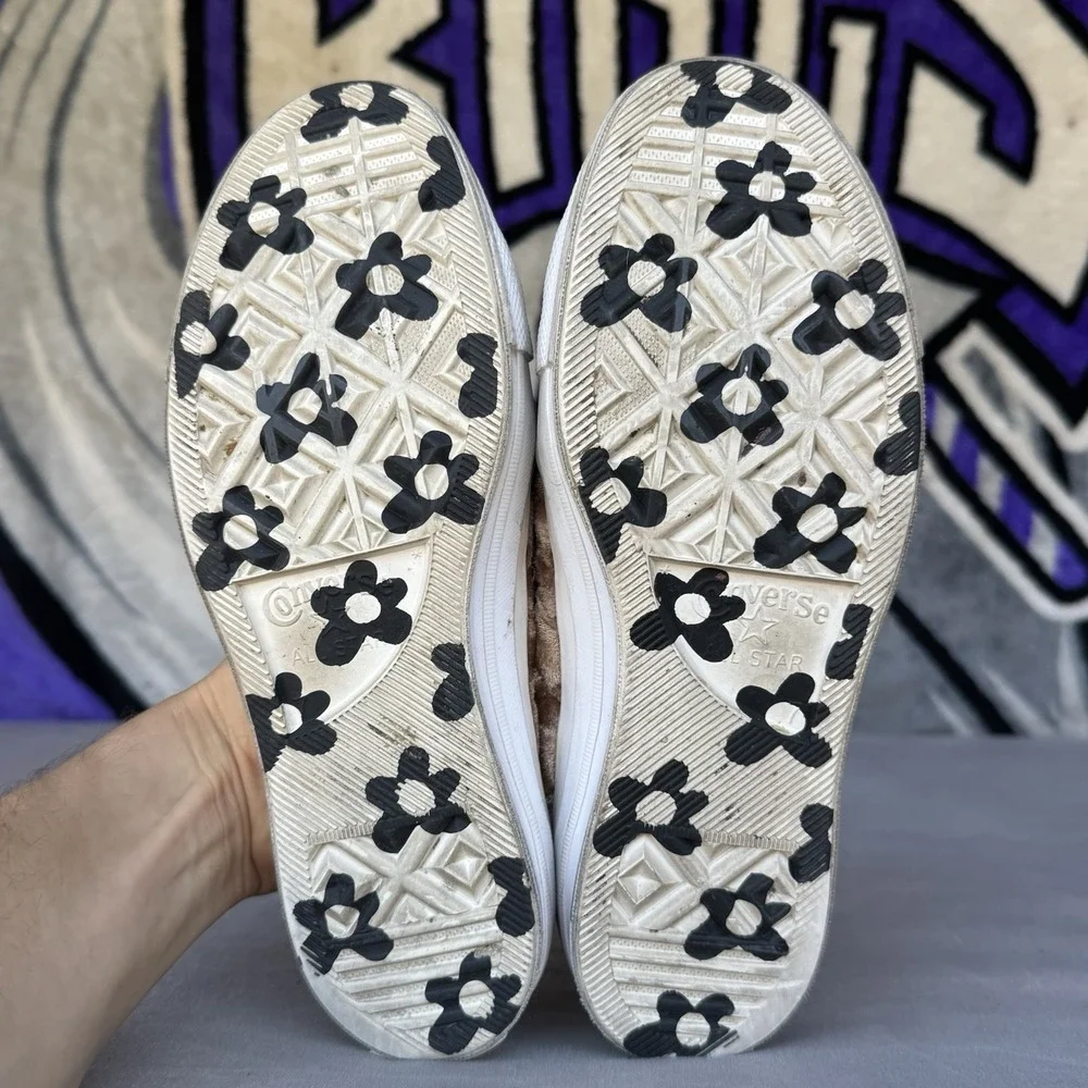 Size M7/W9 - Converse Golf Le Fleur One Star Ox Velvet Sneaker Shoes Brown Suede - Picture 8 of 10